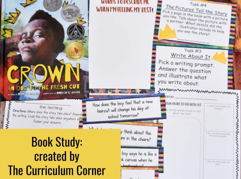 Book Study: Crown - The Curriculum Corner 123