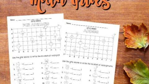 Image for Fall Math Grids (Coordinate Grids)