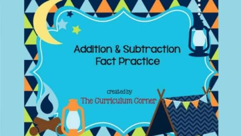 Image for Camping Addition & Subtraction PowerPoint Game