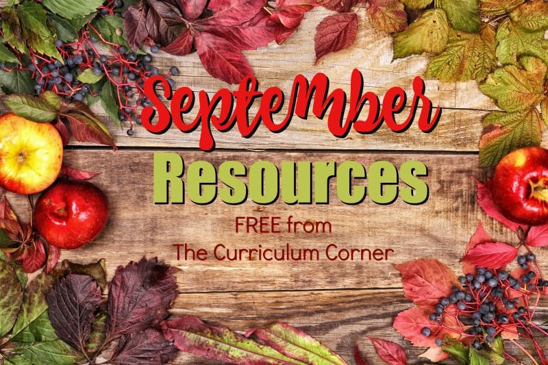 These free September resources will help you prep for a smooth September. FREE classroom resources for teachers from The Curriculum Corner.