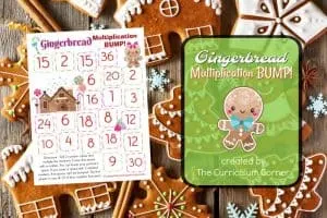 This set of free Gingerbread Multiplication BUMP! Games have been created to help your students work on mastering their multiplication facts.