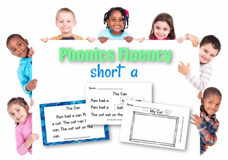 This free set of short a fluency passages can be used for your students focusing on vowel sounds during reading instruction.