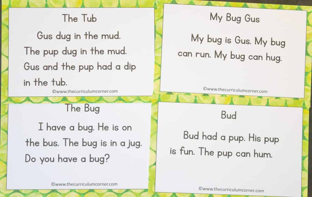 This free set of short u fluency passages can be used for your students focusing on vowel sounds during reading instruction. 2