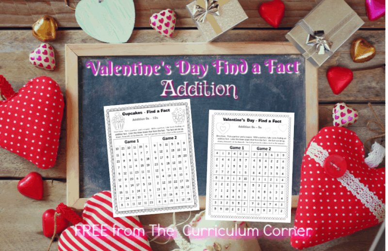 These Valentine's Day addition fact practice games are designed to offer basic fact practice in a fun and engaging format!