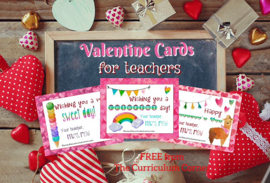 These free, cute and editable teacher Valentine cards are perfect for handing out to your students this February.