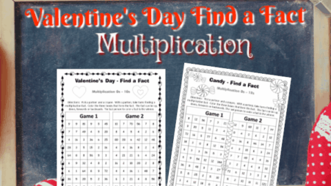 Image for Valentine's Day Multiplication Find a Fact Games