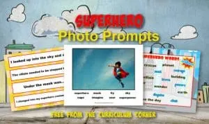 Help your students become super writers with the help of this free Superhero Photo Prompt Set.&nbsp;