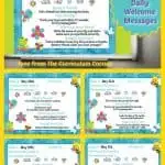 This set of free May Daily Welcome Messages is an easy way to get your students to enter the classroom and focus on the day ahead.