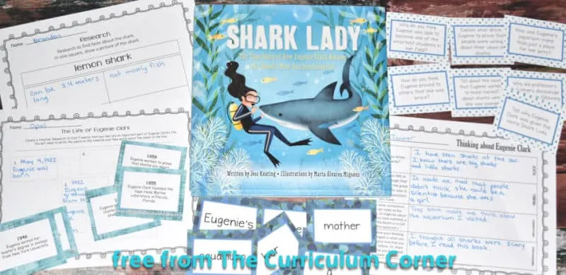 free Shark Lady book study