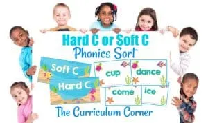 Hard C & Soft C Phonics Sort