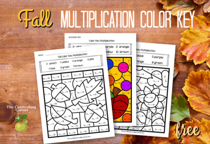 fall color key multiplication