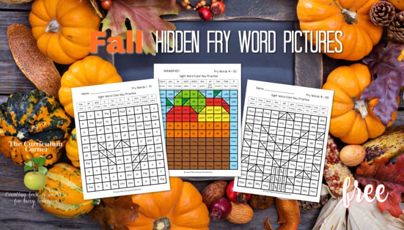 Fall Fry Hidden Pictures
