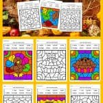 Thanksgiving Color Key Subtraction