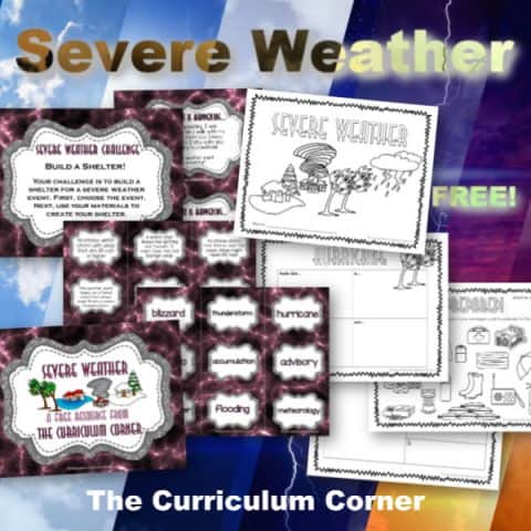 Weather Collection Methods Weather Collection - The Curriculum Corner 123