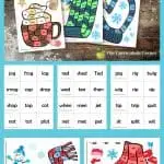 winter short vowel board games