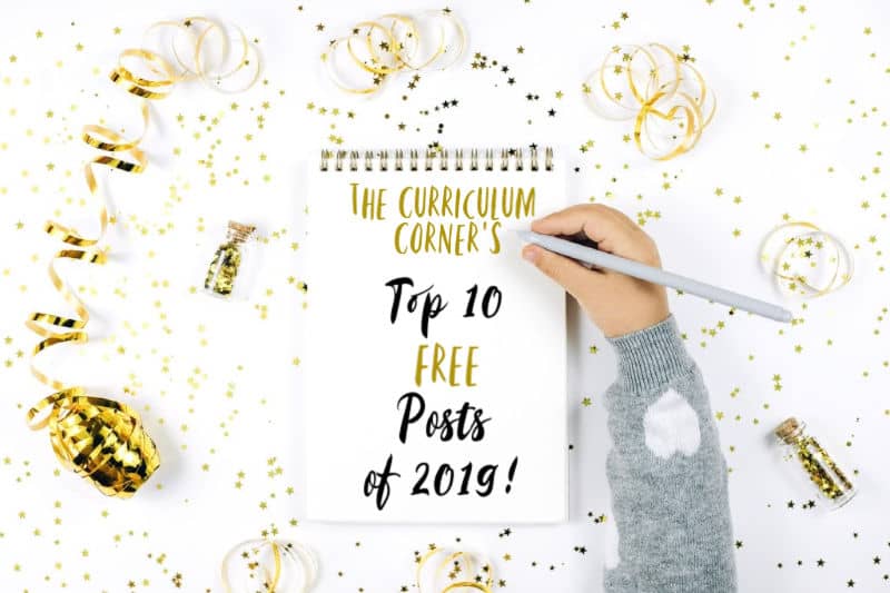 The Curriculum Corner's Top 10 Posts of 2019