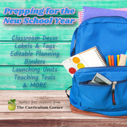 Organization Archives - The Curriculum Corner 123