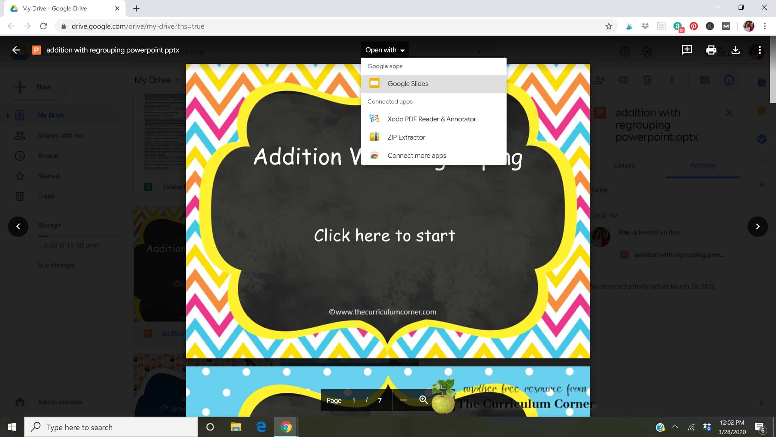 google slides 5 - The Curriculum Corner 123