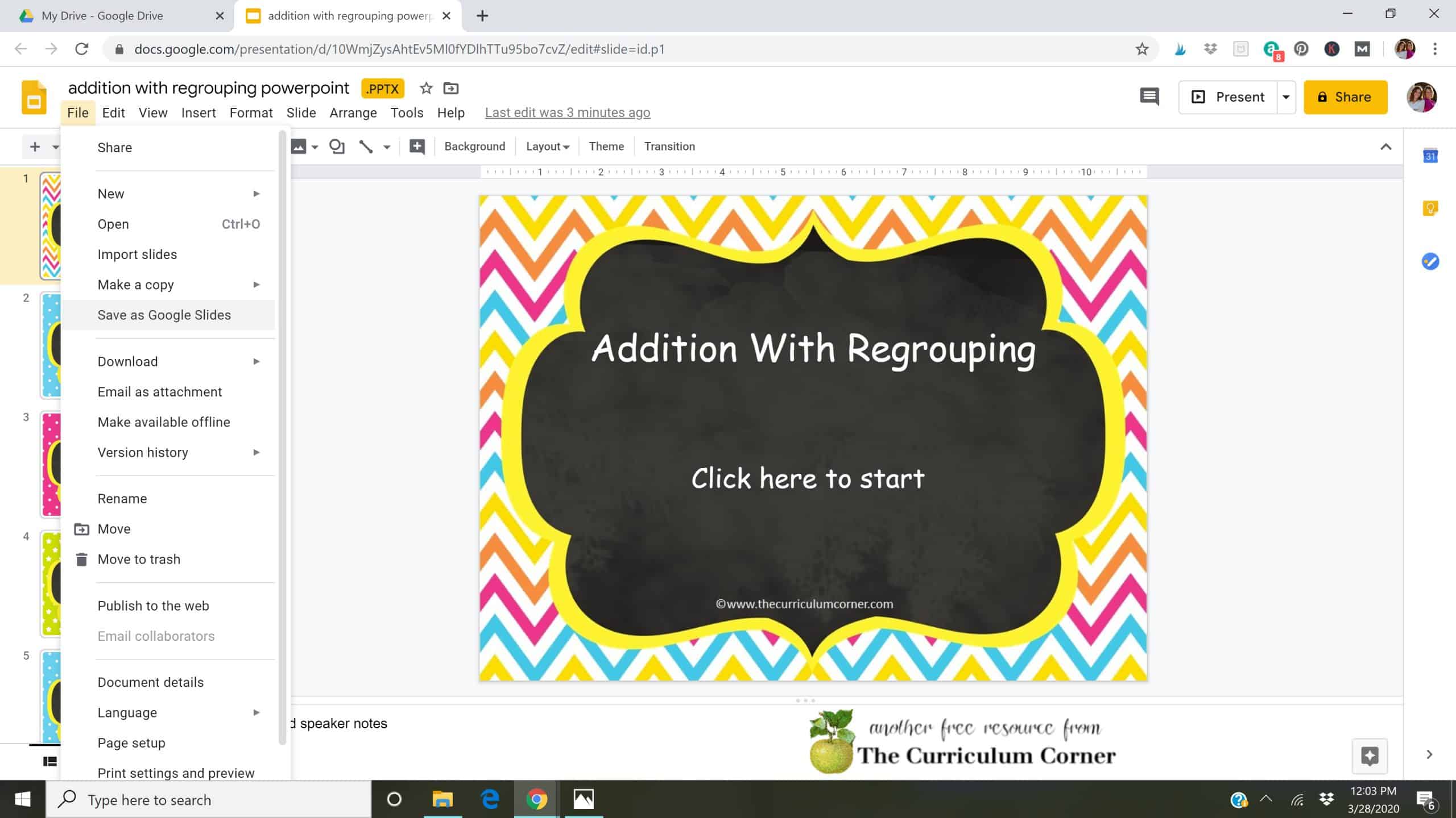 Convert a PowerPoint Game to Google Slides The Curriculum Corner 123