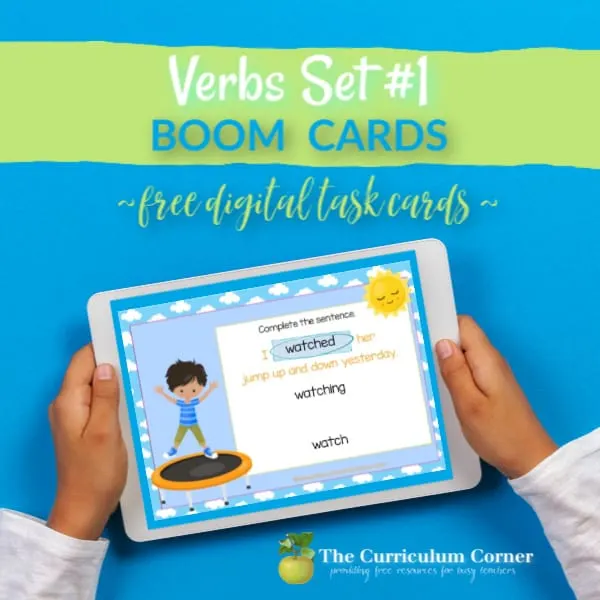 Verbs Boom Cards