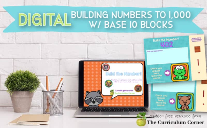 Free Digital Base 10 Blocks to 1,000