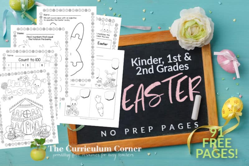 Free Easter No Prep Pages