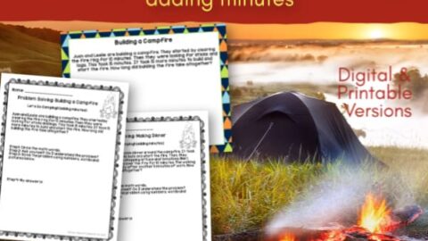 Image for Camping: Adding Minutes Problem Solving