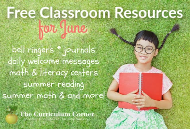 June Resources for teachers 