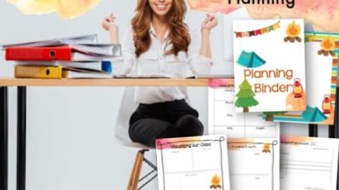 Image for Camping Teacher Planning Binder