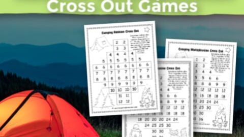 Image for Camping Cross Out Games