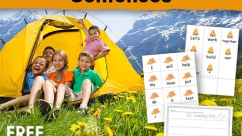 Image for Camping Scrambled Sentences