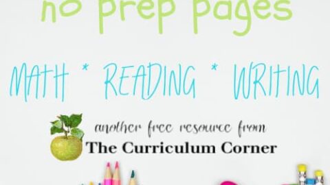 Image for Back to School No Prep Pages