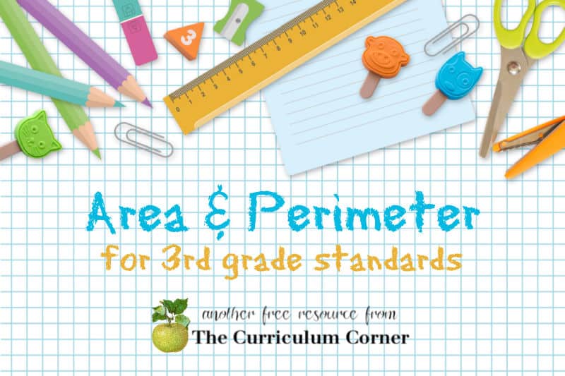 If you are working to address area & perimeter in your third grade classroom, start with this free collection.