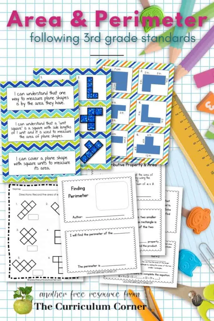 Active Anchor Chart Area and Perimeter - TreeTopSecret Education