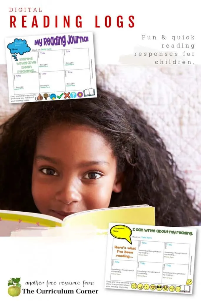 Use these digital reading logs during your time of distance teaching to help check in our the readers in your classroom.