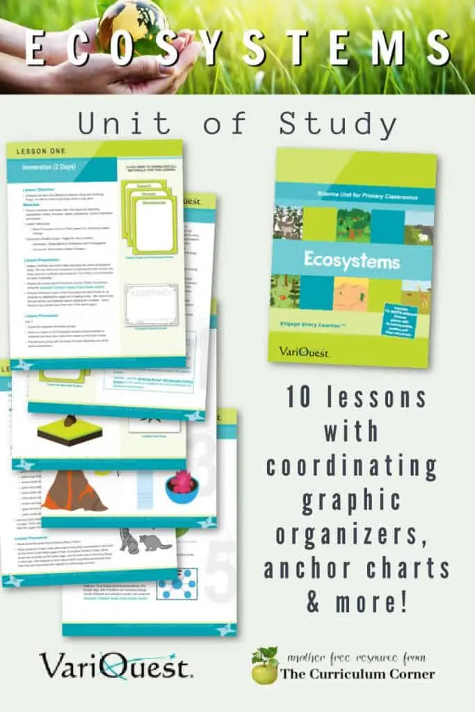 This Ecosystems Unit of Study is designed to help you plan and implement your own science unit in your classroom.