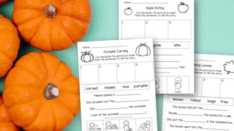 Image for Fall Sequencing Worksheets