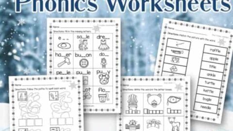 Image for Winter Phonics Worksheets