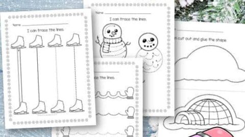 Image for Winter Pre-Writing Practice