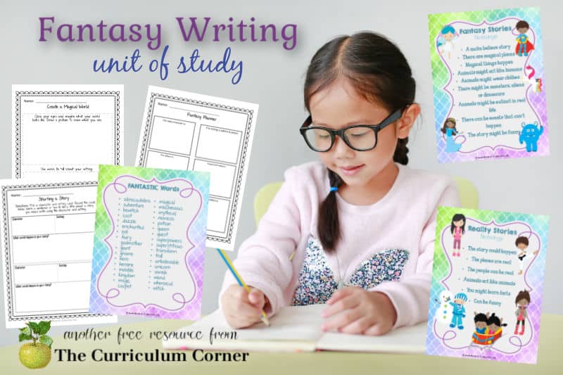 fantasy writing unit