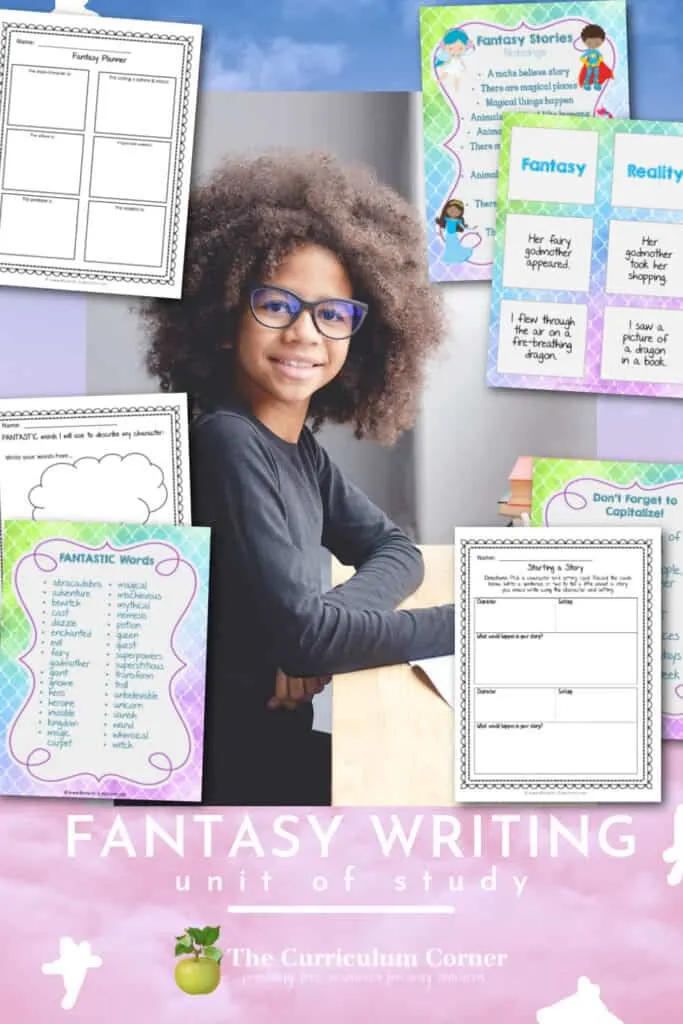 Help guide your students through the fantasy writing process with this fantasy writing unit of study.