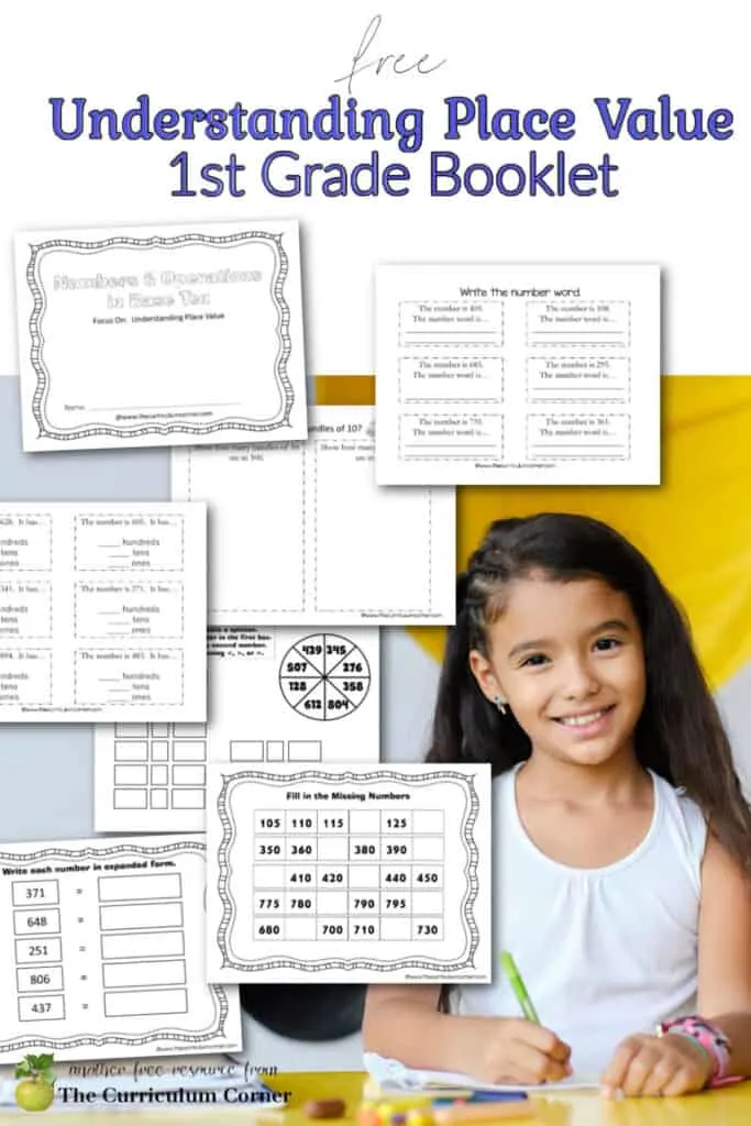 Download this free understanding 2nd grade place value booklet to give your children practice with place value and number sense skills. Free from The Curriculum Corner.