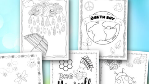 Image for Spring Coloring Pages