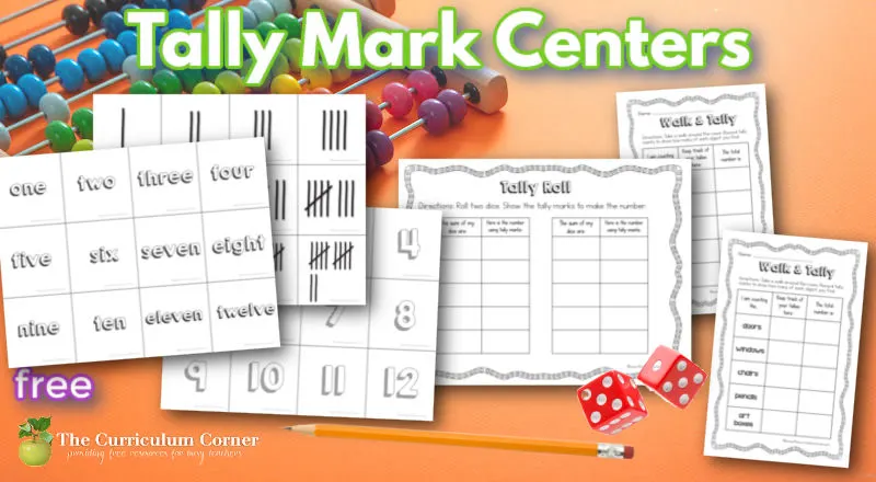 Use these tally mark centers to help children master the skill of reading and writing tallies during your math workshop.