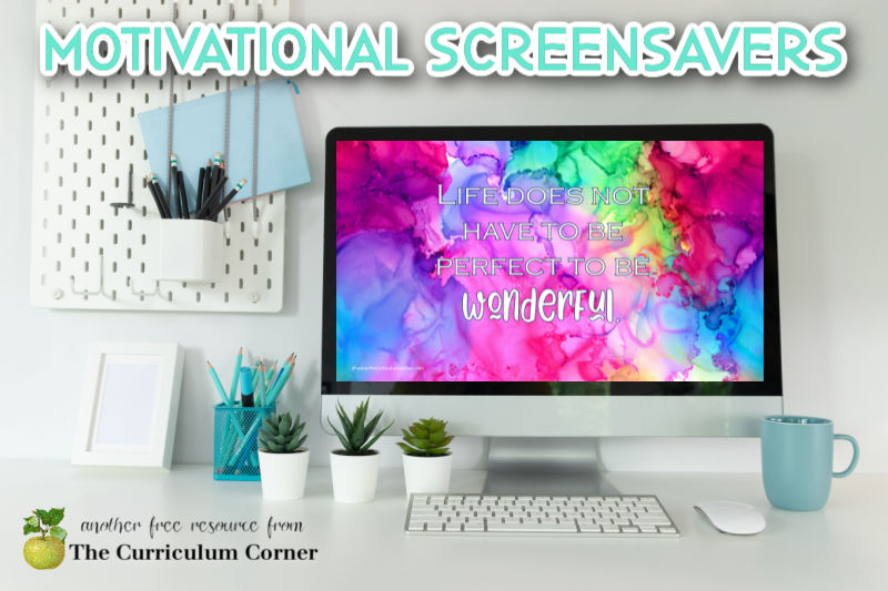 Motivational Screensavers - The Curriculum Corner 123