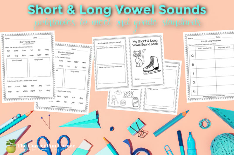Teaching students about short and long vowel sounds will help them as they are growing into readers.