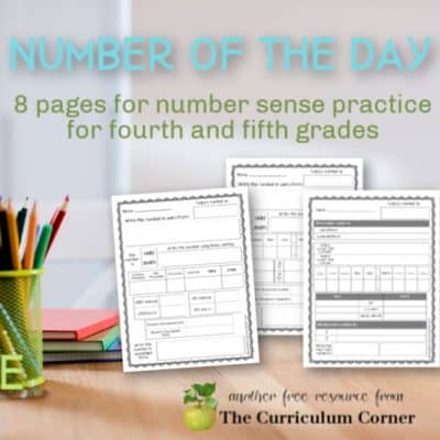 Number of the Day Pages