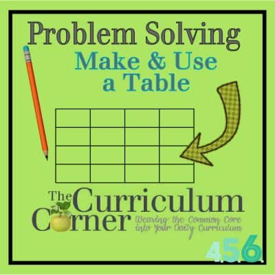 Problem Solving Strategy: Making & Using a Table