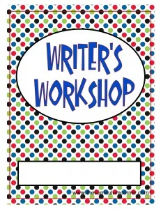 Dots Writer's Workshop Cover with FREE Writing Binder from The Curriculum Corner