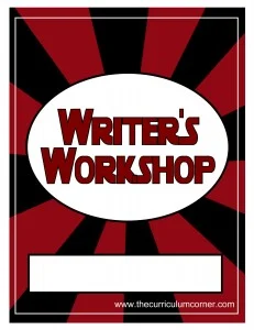 Red & Black Writer's Workshop Cover with FREE Writing Binder from The Curriculum Corner